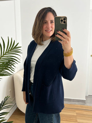 Cárdigan azul marino | Michella - Alalá Moda Mujer