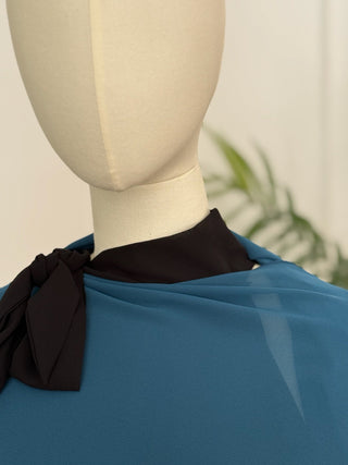 Chal de gasa Azul Petróleo | Chap - Alalá Moda Mujer