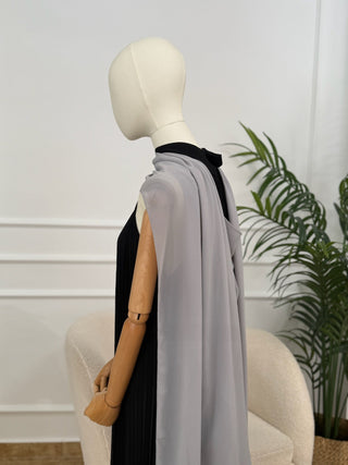 Chal de gasa Gris Perla | Chap - Alalá Moda Mujer