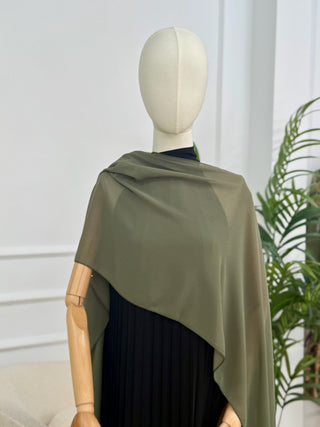 Chal de gasa Verde Oliva | Chap - Alalá Moda Mujer