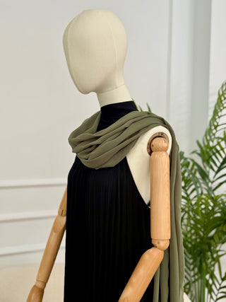 Chal de gasa Verde Oliva | Chap - Alalá Moda Mujer