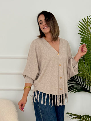 Chaqueta punto Beige | Michela - Alalá Moda Mujer
