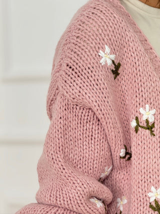 Chaqueta punto rosa | Mina - Alalá Moda Mujer