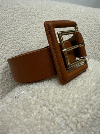 Cinturón hebilla cuadrada camel– Simón - Alalá Moda Mujer