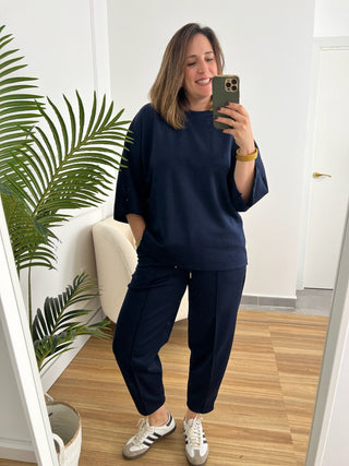 Conjunto azul marino Comfy | Aranza - Alalá Moda Mujer
