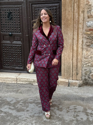Conjunto burdeos | Valentina - Alalá Moda Mujer