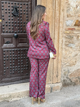 Conjunto burdeos | Valentina - Alalá Moda Mujer
