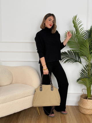 Conjunto de punto negro | Amalia - Alalá Moda Mujer