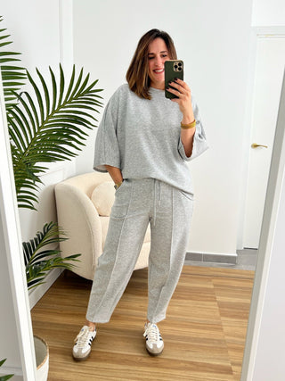 Conjunto gris Comfy | Aranza - Alalá Moda Mujer