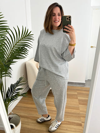 Conjunto gris Comfy | Aranza - Alalá Moda Mujer