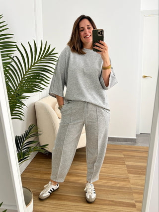 Conjunto gris Comfy | Aranza - Alalá Moda Mujer