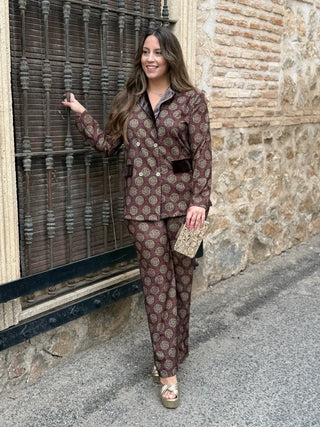 Conjunto marrón | Valentina - Alalá Moda Mujer