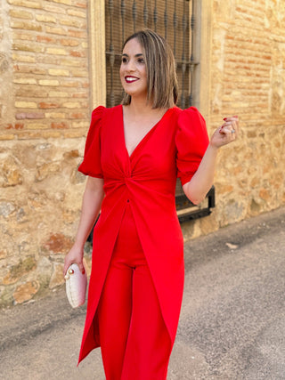 Conjunto pantalón rojo | Alda - Alalá Moda Mujer