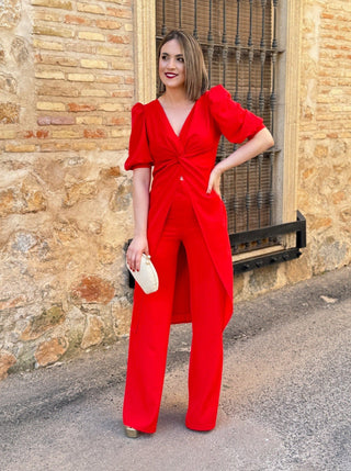 Conjunto pantalón rojo | Alda - Alalá Moda Mujer