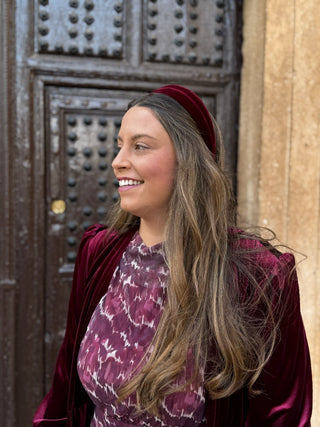 Diadema Burdeos | Dama - Alalá Moda Mujer