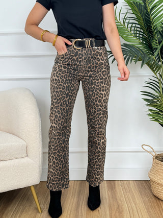 Jeans print animal | Barbara - Alalá Moda Mujer