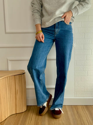 Jeans wide leg | Tewan - Alalá Moda Mujer