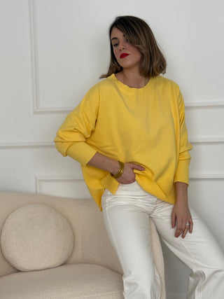 Jersey punto amarillo | Tina - Alalá Moda Mujer