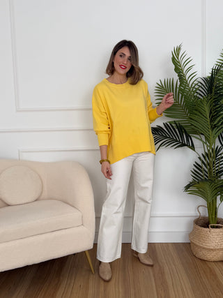 Jersey punto amarillo | Tina - Alalá Moda Mujer