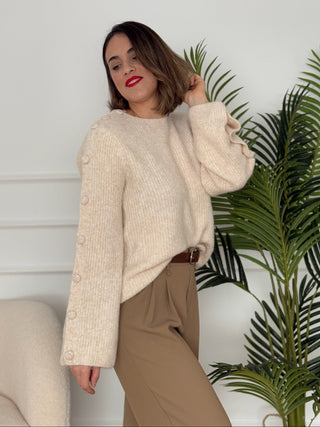 Jersey punto beis | Francia - Alalá Moda Mujer