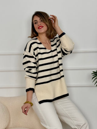 Jersey rayas | Italia - Alalá Moda Mujer