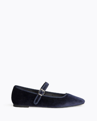 Merceditas terciopelo azul marino | Maya - Alalá Moda Mujer