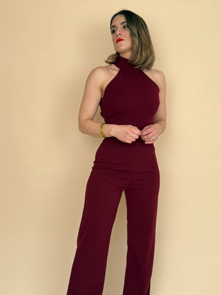 Mono halter vino | James - Alalá Moda Mujer