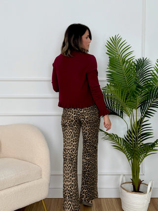 Pantalón vaquero | Animal Print - Alalá Moda Mujer