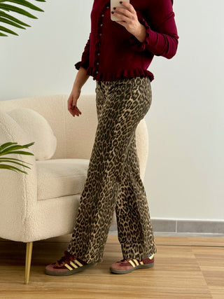 Pantalón vaquero | Animal Print - Alalá Moda Mujer