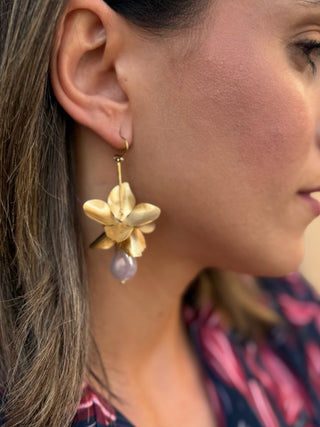 Pendientes golden | Dauré - Alalá Moda Mujer