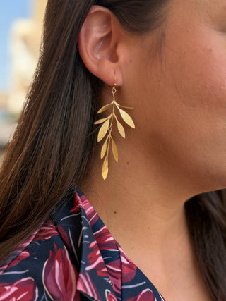 Pendientes golden | Nyla - Alalá Moda Mujer