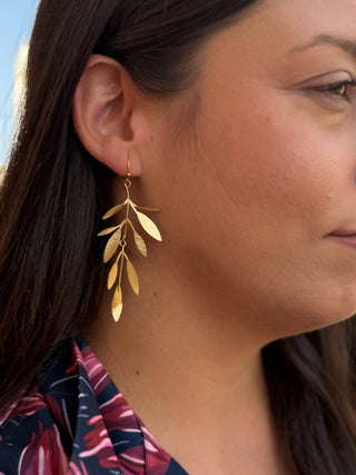 Pendientes golden | Nyla - Alalá Moda Mujer