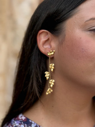 Pendientes golden | Wisteria - Alalá Moda Mujer