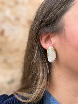 Pendientes nácar | Gigi - Alalá Moda Mujer