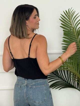 Top lencero negro | Missi - Alalá Moda Mujer