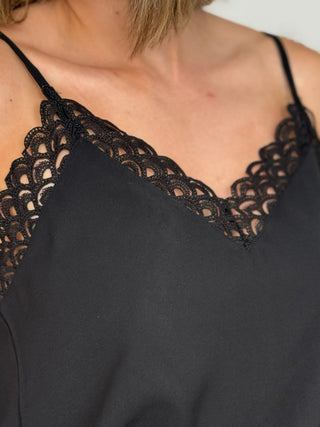 Top lencero negro | Missi - Alalá Moda Mujer