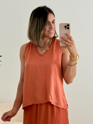Top Terracota | Manni - Alalá Moda Mujer