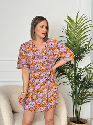 Vestido corto estampado | Lior - Alalá Moda Mujer