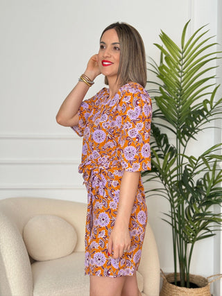 Vestido corto estampado | Lior - Alalá Moda Mujer