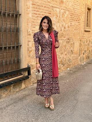 Vestido estampado geométrico | Nilo - Alalá Moda Mujer