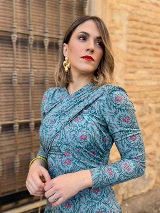 Vestido estampado | Iris - Alalá Moda Mujer