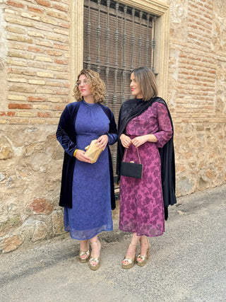 Vestido gasa azul | Paris - Alalá Moda Mujer