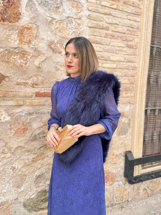 Vestido gasa azul | Paris - Alalá Moda Mujer