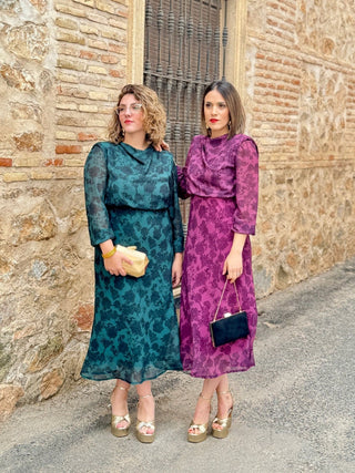 Vestido gasa buganvilla | Verona - Alalá Moda Mujer