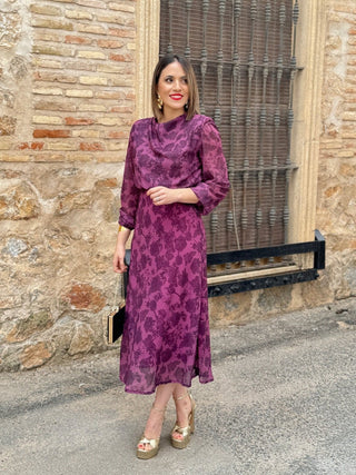 Vestido gasa buganvilla | Verona - Alalá Moda Mujer