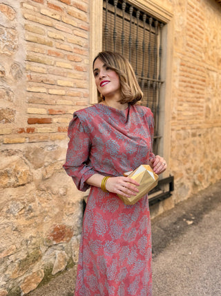 Vestido gasa estampado | Coral - Alalá Moda Mujer