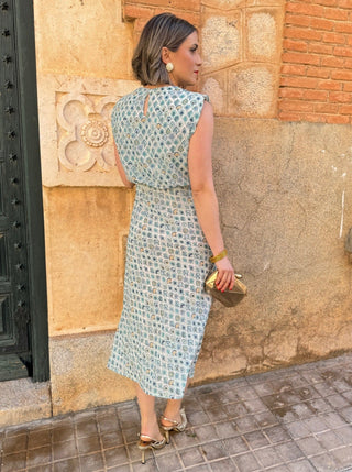 Vestido gasa estampado| Itala - Alalá Moda Mujer