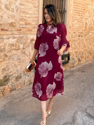 Vestido gasa estampado | Juliette - Alalá Moda Mujer
