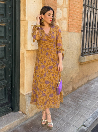 Vestido gasa estampado | Lirio - Alalá Moda Mujer