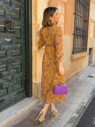 Vestido gasa estampado | Lirio - Alalá Moda Mujer